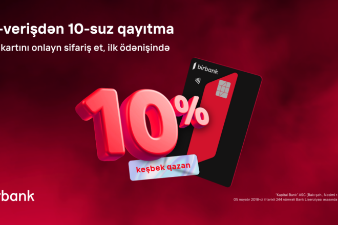 Birbank taksit kartı