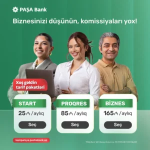 PAŞA Bankın yeni tarif paketləri